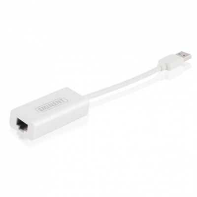 Eminent EM1017 adaptador de cable USB RJ45 Blanco