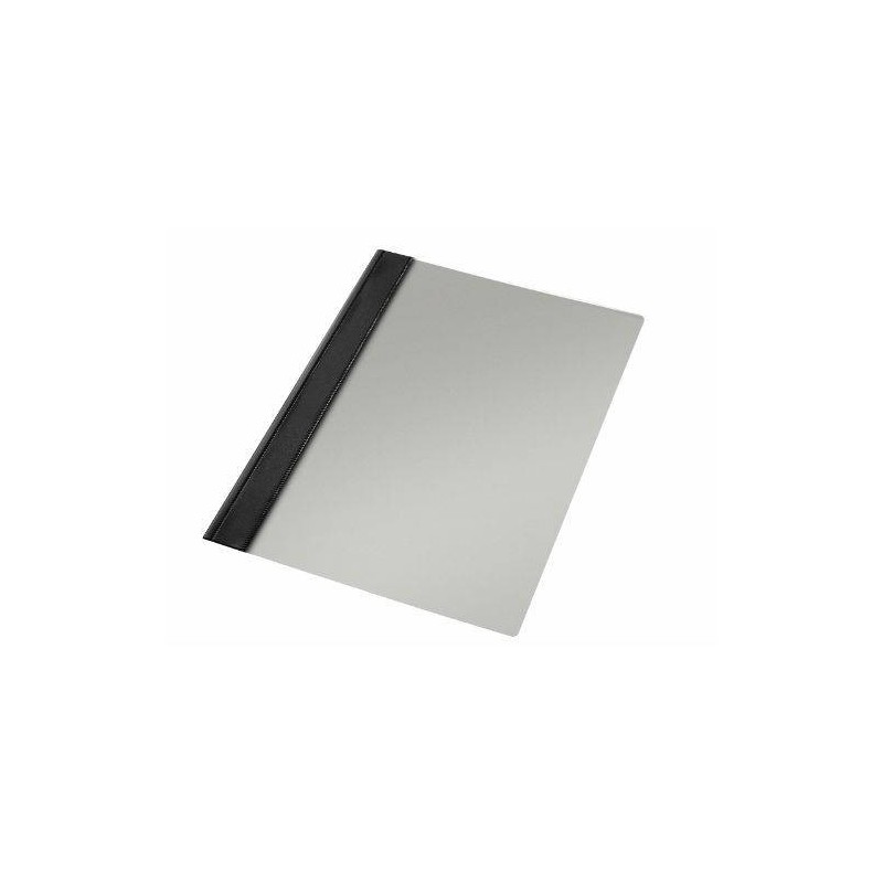 1733-CAJA 50 DOSIERS FASTENER PVC FORMATO FOLIO COLOR NEGRO ESSELTE 13209
