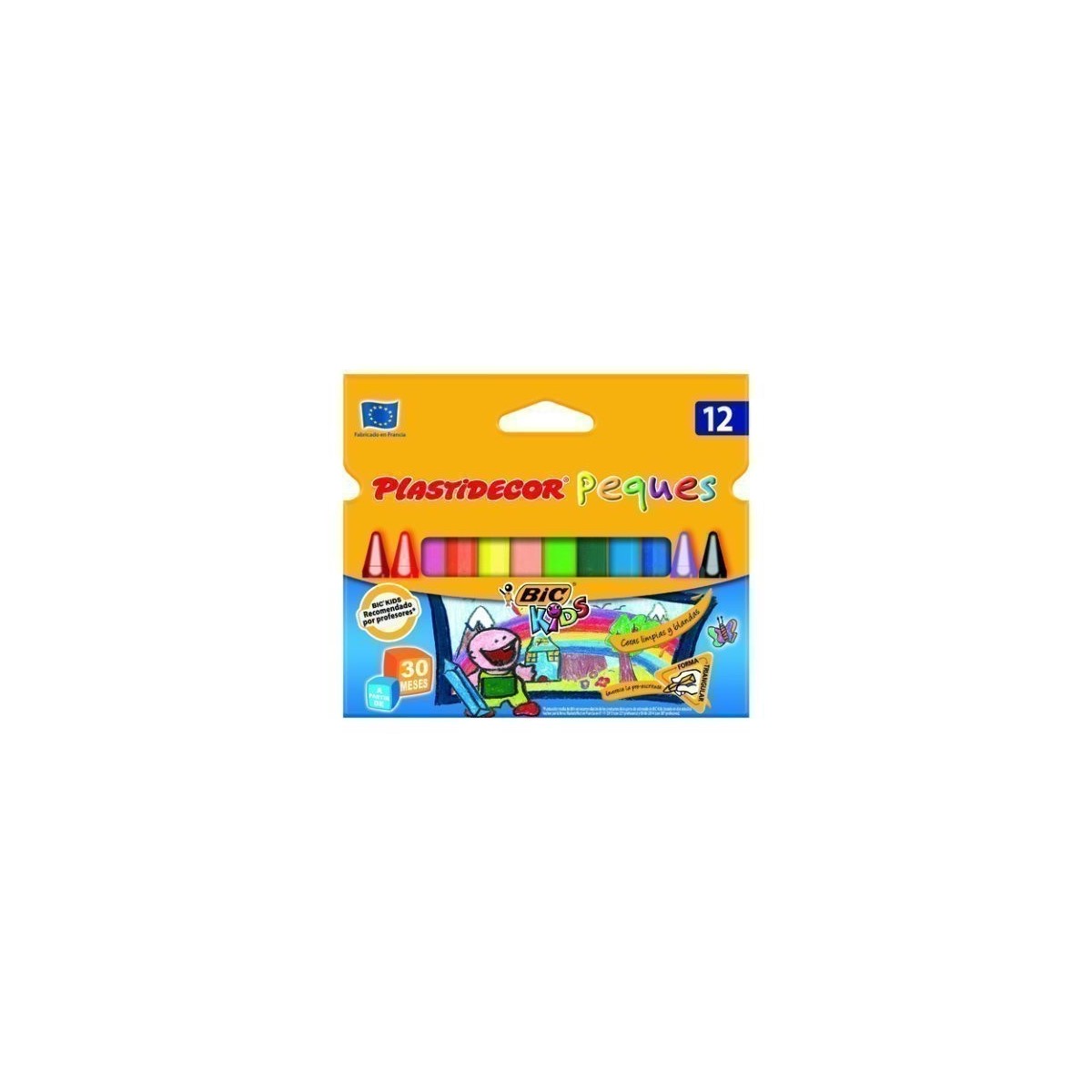 BIC PlastiDecor laapiz de color Multicolor 12 piezas