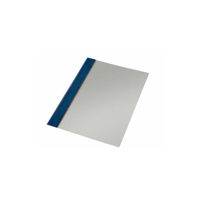 1734-CAJA 50 DOSIERS FASTENER PVC FORMATO FOLIO COLOR AZUL MARINO ESSELTE 13216
