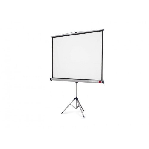 1746-PANTALLA PROYECCION TRIPODE FORMATO 4:3 SUPERFICIE BLANCA DIMENSIONES 113X150 CM. NOBO 1902395