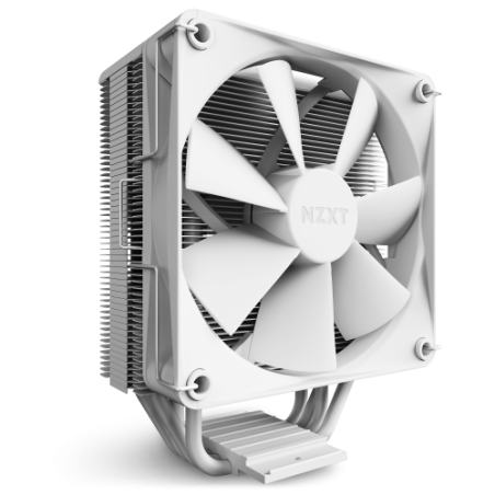 17468-NZXT T120 Procesador Refrigerador de aire 12 cm Blanco 1 pieza(s)