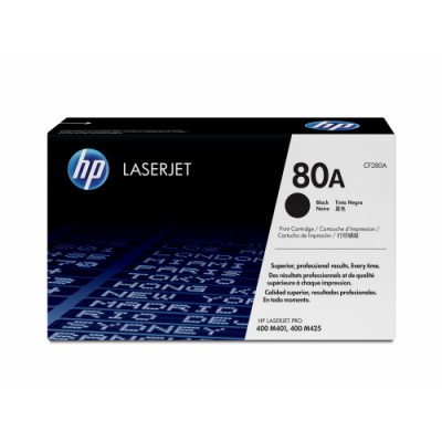 HP 80A TONER HP80A NEGRO CF280A