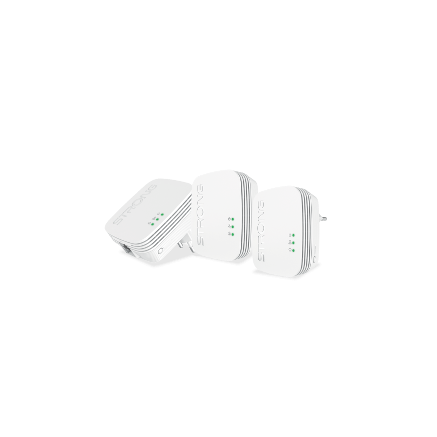 17482-Strong Powerline 600 Triple Pack Mini 600 Mbit/s Ethernet Blanco 3 pieza(s) 17482-Strong Powerline 600 Triple Pack Mini 600 Mbit/s Ethernet Blanco 3 pieza(s)