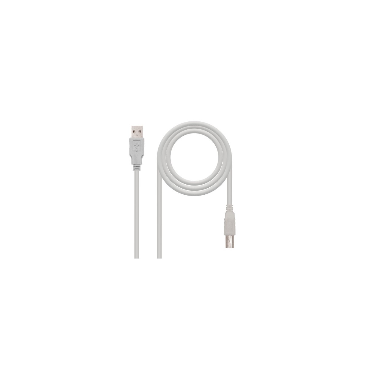 Nanocable CABLE USB 20 IMPRESORA TIPO A M B M BEIGE 18 M