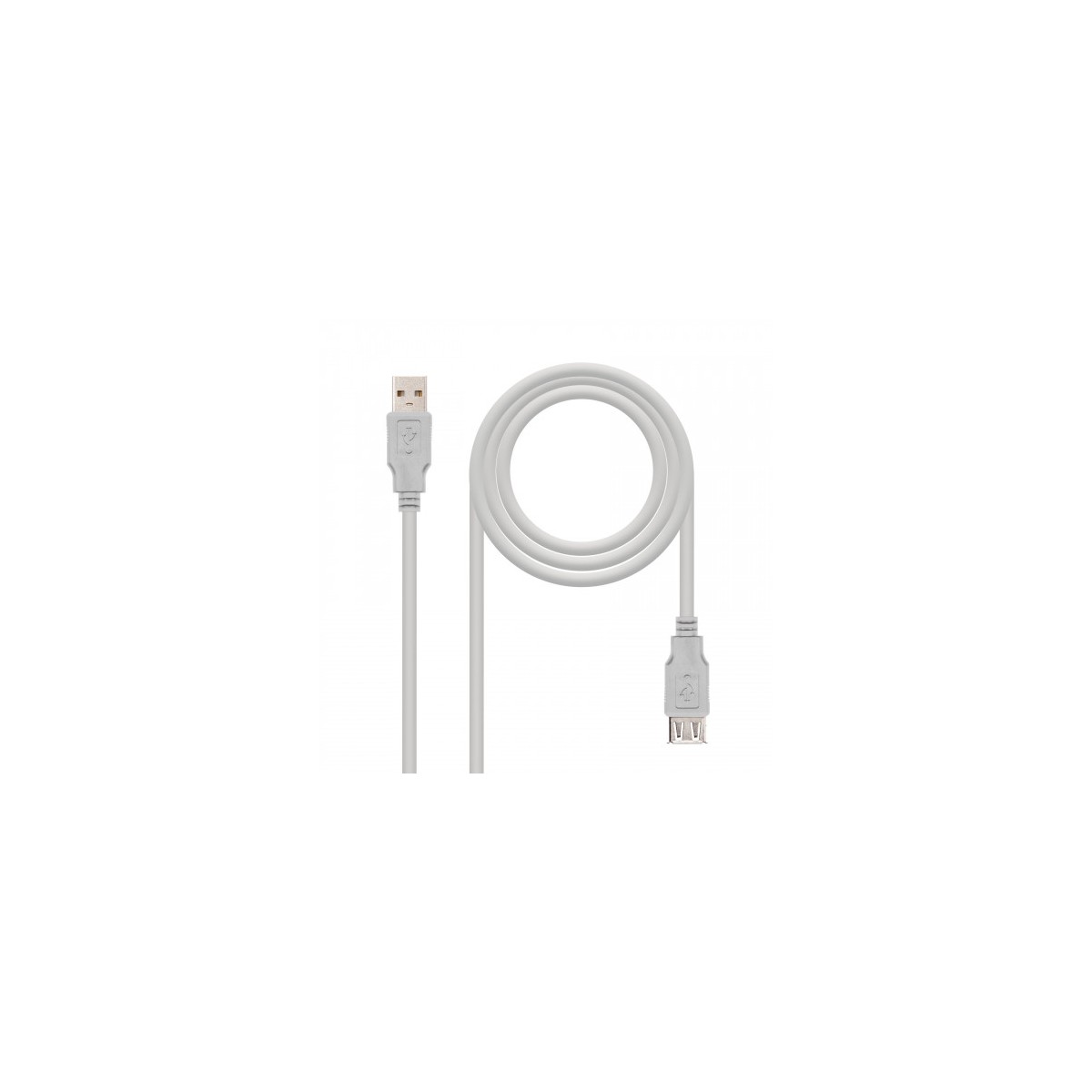 Nanocable CABLE USB 20 TIPO A M A H BEIGE 10M