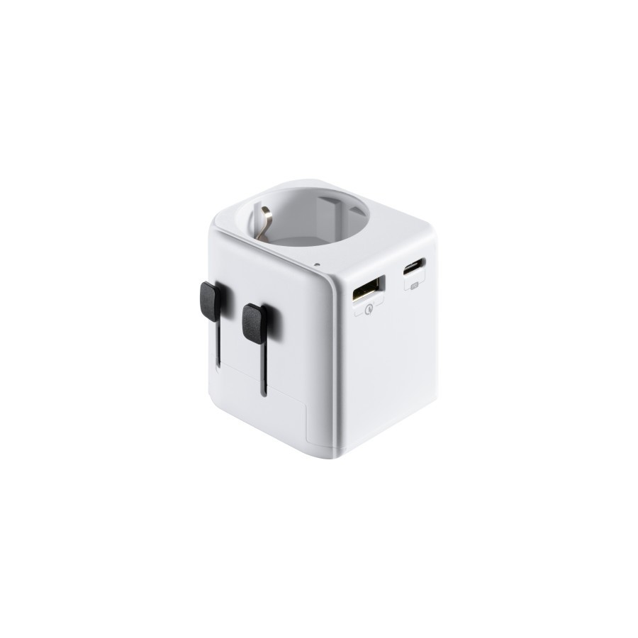 17573-Ewent EW1472 adaptador de enchufe electrico Universal Blanco 17573-Ewent EW1472 adaptador de enchufe electrico Universal Blanco