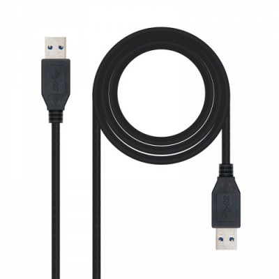 Nanocable 10011002 BK cable USB 2 m USB 32 Gen 1 31 Gen 1 USB A Negro