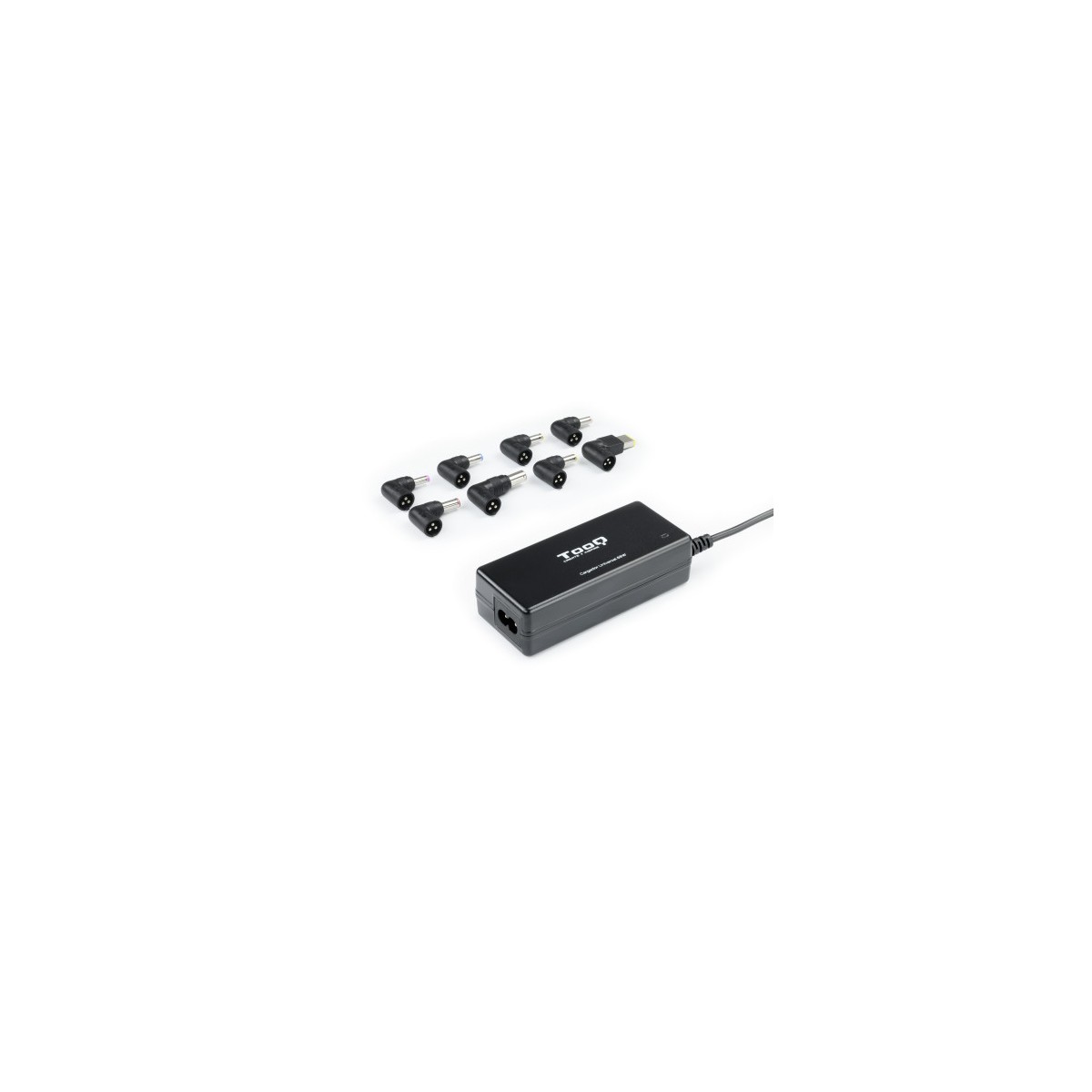 TooQ TQLC 65BS02AT adaptador e inversor de corriente Interior 65 W Negro