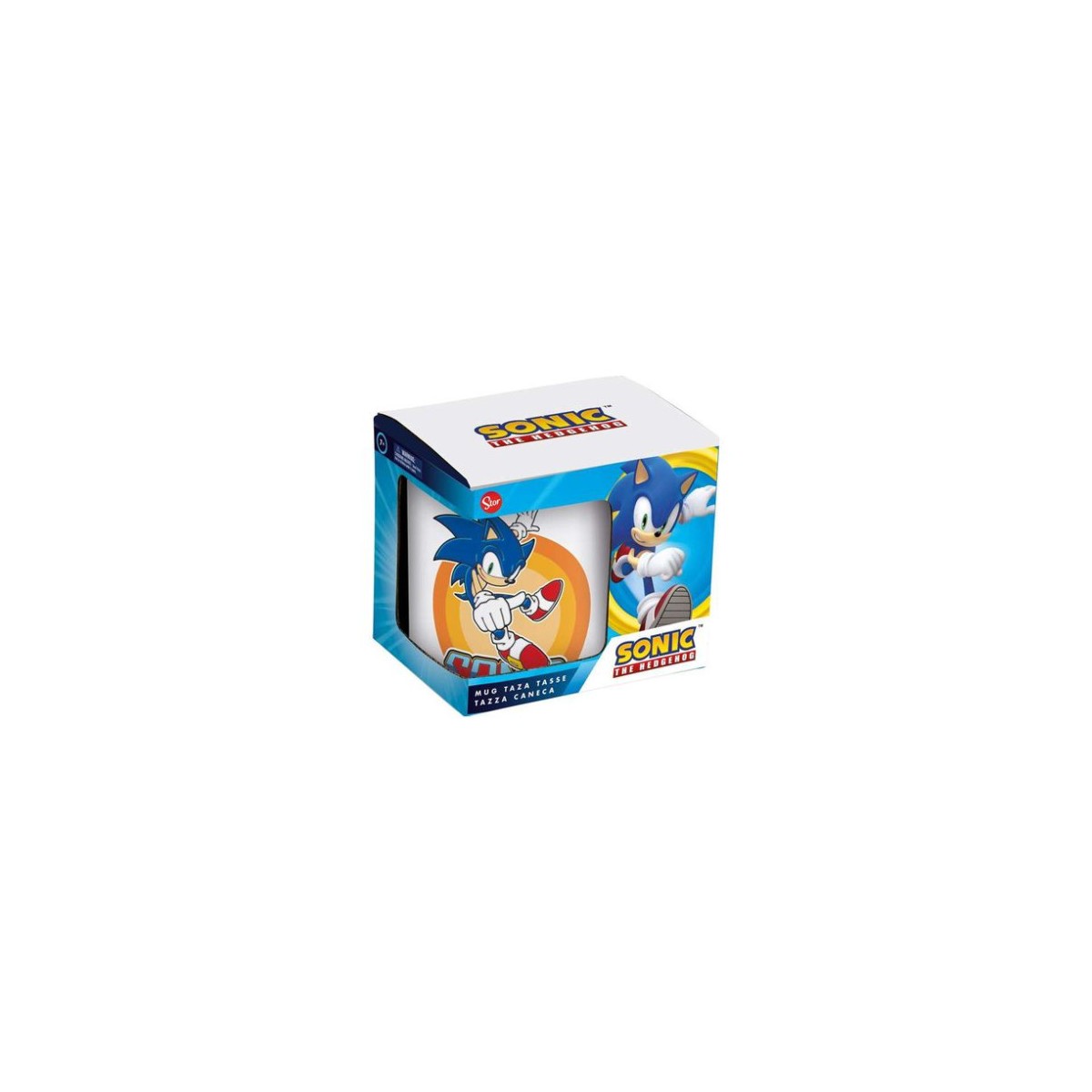 TAZA EN CAJA REGALO SONIC JAPoN 325 ML STOR 8461