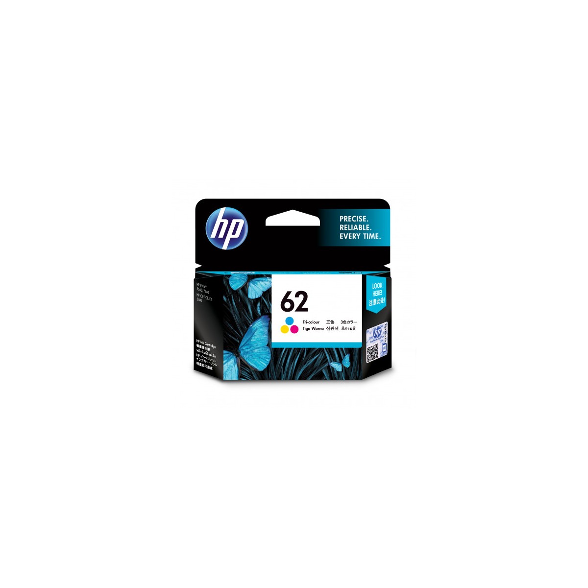 HP 62 CARTUCHO DE TINTA HP62 TRICOLOR C2P06AE