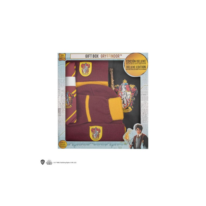 17803-CAJA REGALO DELUXE KIDS GRYFFINDOR CINEREPLICAS REDSTRING 8436561073122