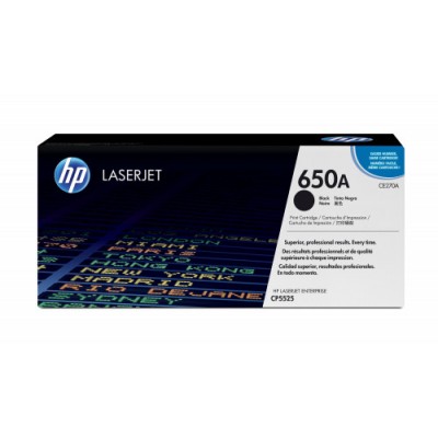 HP 650A TONER HP650A NEGRO CE270A