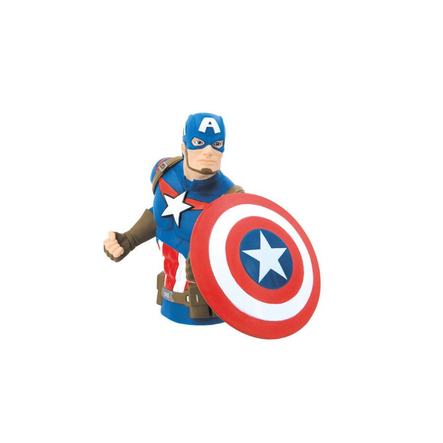 17821-HUCHA BUSTO CAPITAN AMERICA 20 CM MONOGRAM REDSTRING 68752