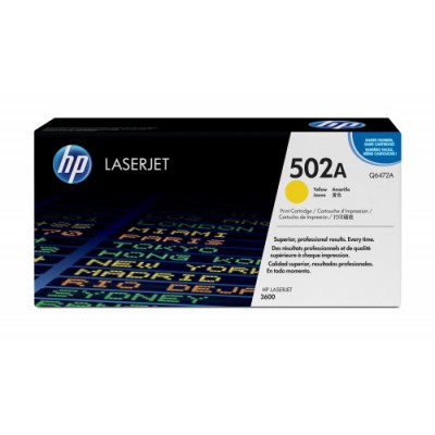 HP 502A TONER HP502A AMARILLO Q6472A