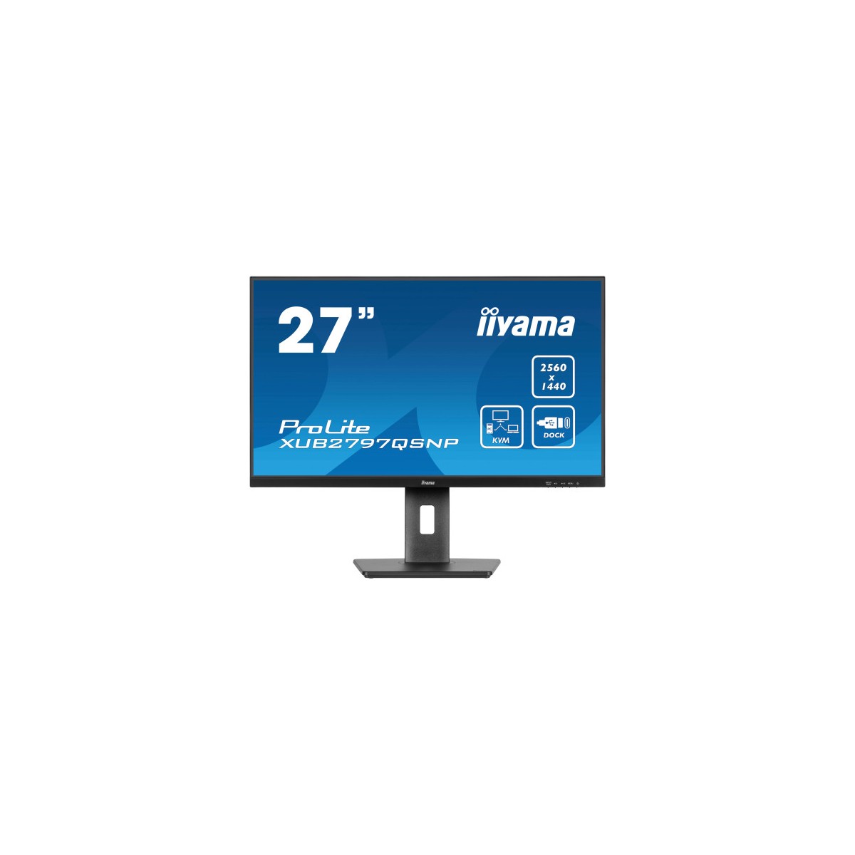 iiyama ProLite XUB2797QSNP B1 pantalla para PC 686 cm 27 2560 x 1440 Pixeles Wide Quad HD LED Negro