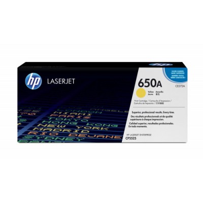 HP 650A TONER HP650A AMARILLO CE272A