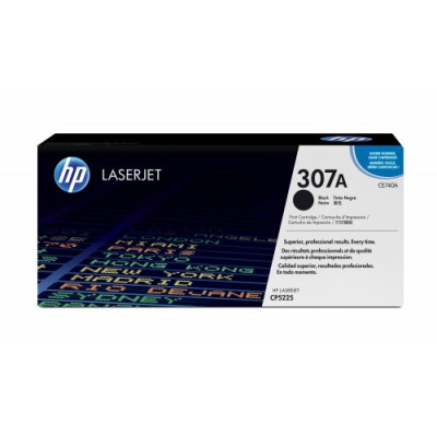 HP 307A TONER HP307A NEGRO CE740A