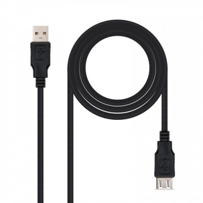 Nanocable CABLE USB 20 TIPO A M A H NEGRO 30 M