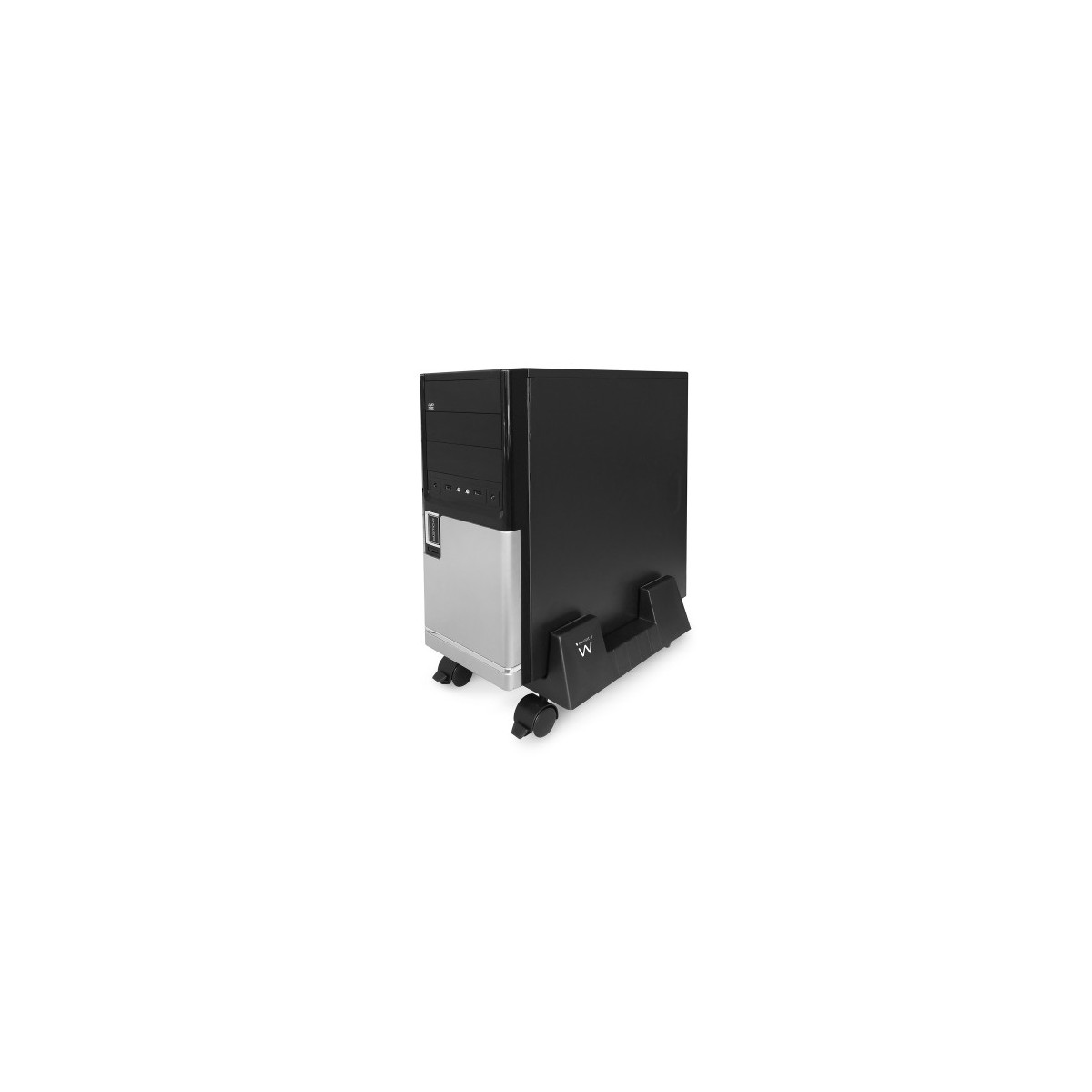 Ewent EW1290 soporte de CPU Carro para equipo informatico Negro