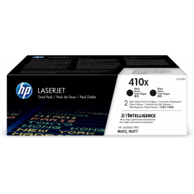 HP 410X TONER HP410X NEGRO CF410XD