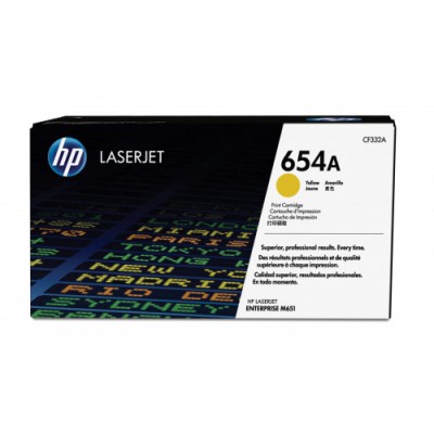 HP 654A TONER HP654A AMARILLO CF332A