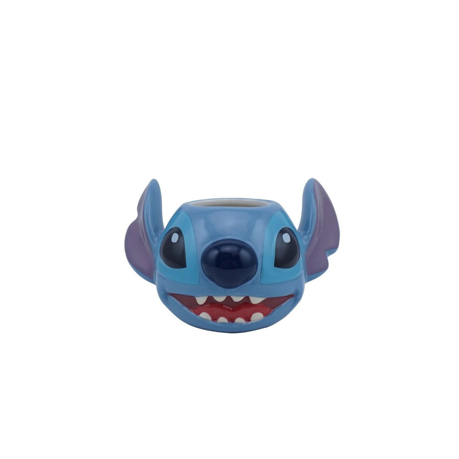 18129-TAZA 3D CABEZA STITCH 325 ML HALF MOON BAY REDSTRING MUGSDC06
