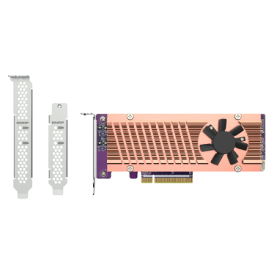 QNAP QM2 2P 384A tarjeta y adaptador de interfaz Interno M2