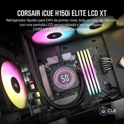 VENTI CPU CORSAIR ICUE H170I ELITE LCD XT CW 9060076 WW