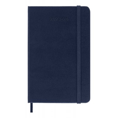 AGENDA 18 MESES 2023 2024 SEMANAL P AZUL ZAFIRO TAPA DURA MOLESKINE DHB2018WN2Y24