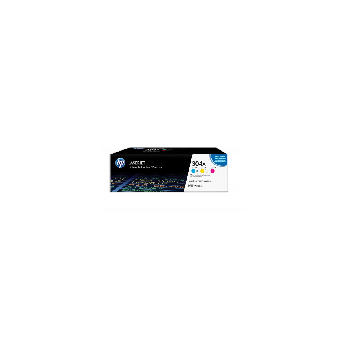 HP 304A TONER HP304A TRICOLOR CF372AM