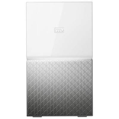 Western Digital MY CLOUD HOME Duo dispositivo de almacenamiento personal en la nube 6 TB Ethernet Plata Blanco