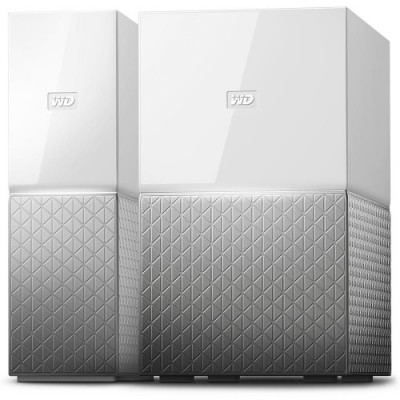 Western Digital MY CLOUD HOME Duo dispositivo de almacenamiento personal en la nube 6 TB Ethernet Plata Blanco