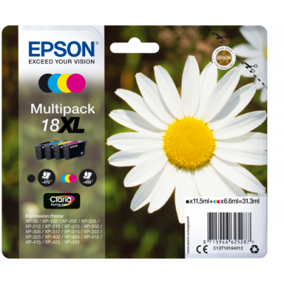 Epson Daisy Multipack 18XL 4 colores etiqueta RF