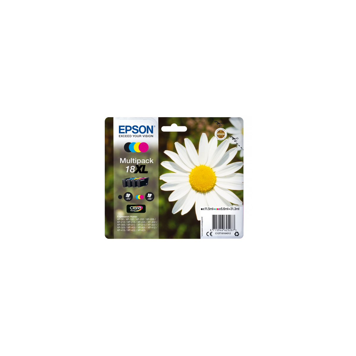 Epson Daisy Multipack 18XL 4 colores etiqueta RF