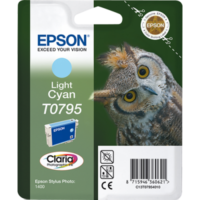 Epson Owl Cartucho T0795 cian claro