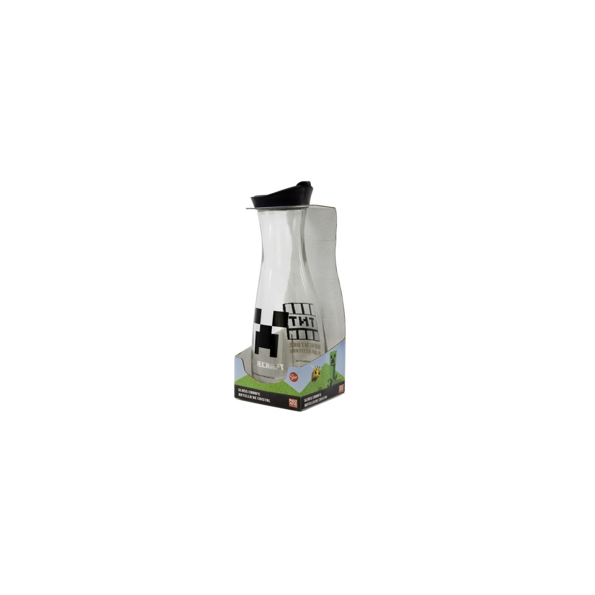 BOTELLA DE CRISTAL MINECRAFT 1000ML STOR 3449