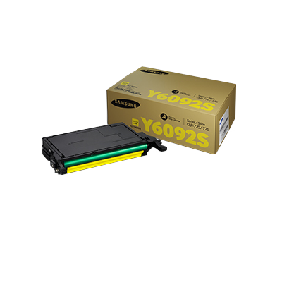 SAMSUNG PRINT CART CLT Y6092S CLP 770ND CLP 775ND YELLOW CLT Y6092S ELS SU559A