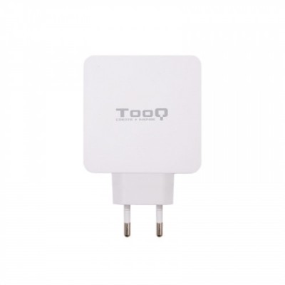 TooQ Cargador de Pared doble puerto USB C PD USB A QC30 48W