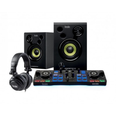 Hercules DJStarter Kit controlador dj Negro