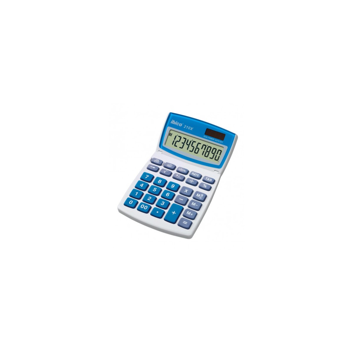 CALCULADORA DE SOBREMESA DE 10 DIGITOS MODELO 210X SOLAR PILA IBICO IB410079