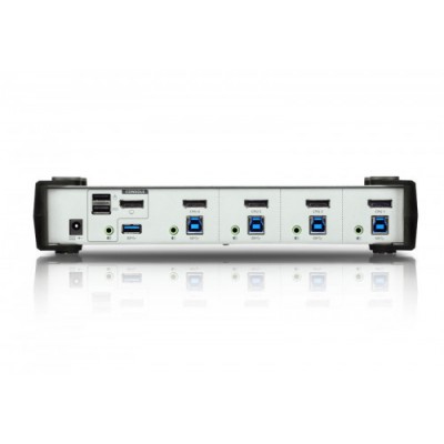 Aten CS1914 interruptor KVM Negro Gris