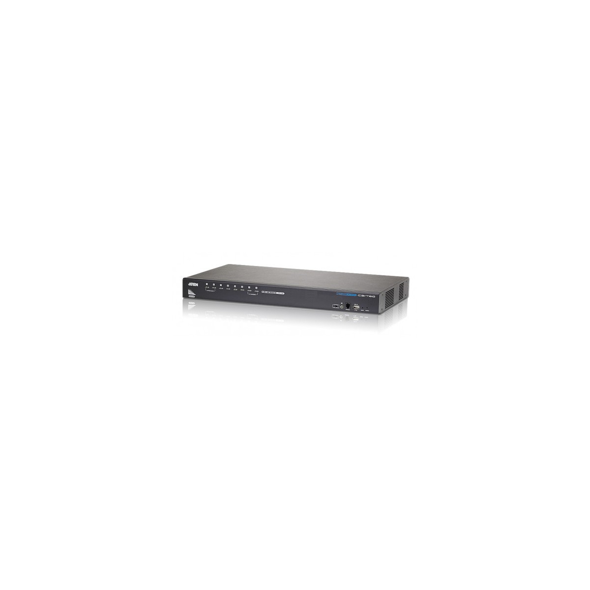 Aten CS1798 interruptor KVM Montaje en rack Negro