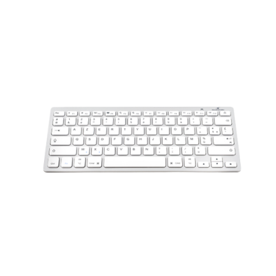 Bluestork BS KB MICRO BT SP teclado Bluetooth QWERTY Espanol Plata Blanco