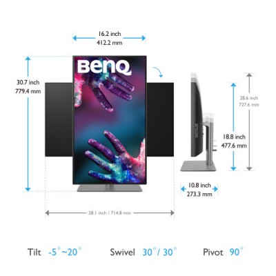 Benq PD3220U 80 cm 315 3840 x 2160 Pixeles 4K Ultra HD LED Negro