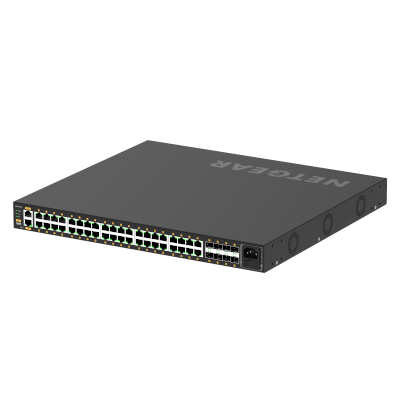 NETGEAR GSM4248P Gestionado L2 L3 L4 Gigabit Ethernet 10 100 1000 Energia sobre Ethernet PoE 1U Negro