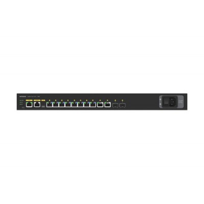 NETGEAR GSM4212P Gestionado L2 L3 Gigabit Ethernet 10 100 1000 Energia sobre Ethernet PoE 1U Negro