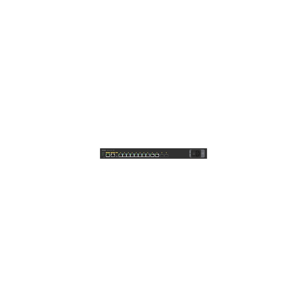 NETGEAR GSM4212P Gestionado L2 L3 Gigabit Ethernet 10 100 1000 Energia sobre Ethernet PoE 1U Negro