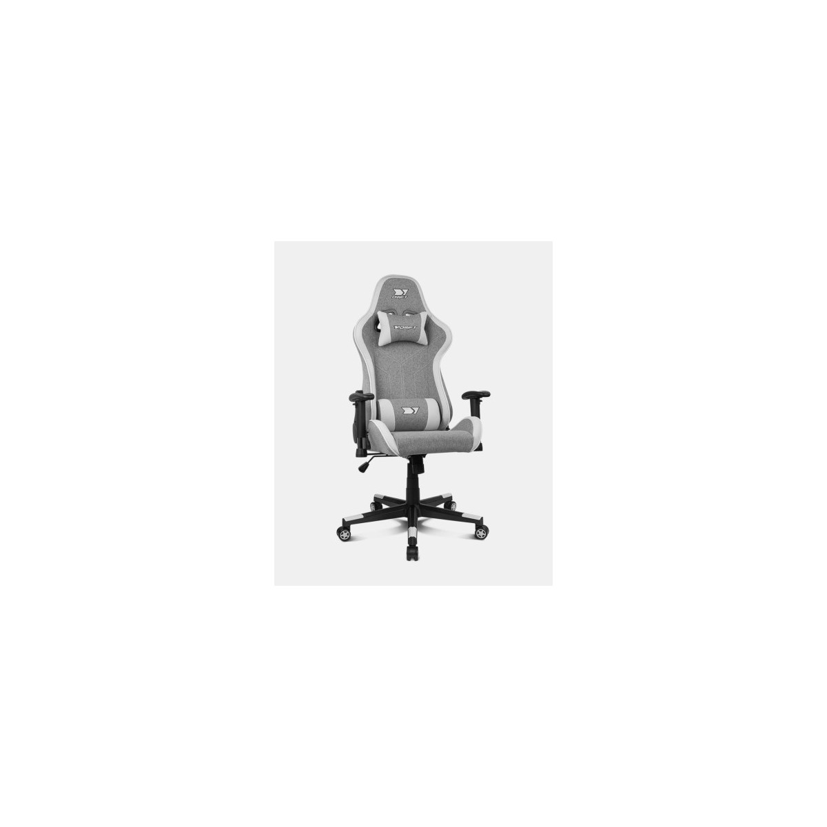 DRIFT DR90 PRO Silla para videojuegos de PC Asiento acolchado Gris Blanco