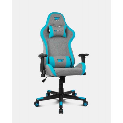 DRIFT DR90 PRO Silla para videojuegos de PC Asiento acolchado Azul Gris